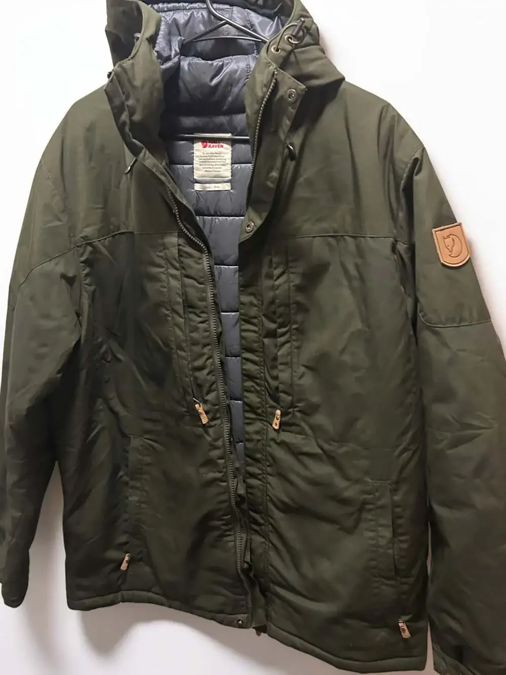 Fjallraven Mens Skogsö Padded Insulated Winter Jacket Deep Forest Green XXL